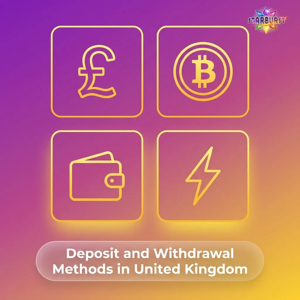 UK casino payment options including PayPal, Apple Pay, Visa, Mastercard, and e-wallets for deposits and withdrawals