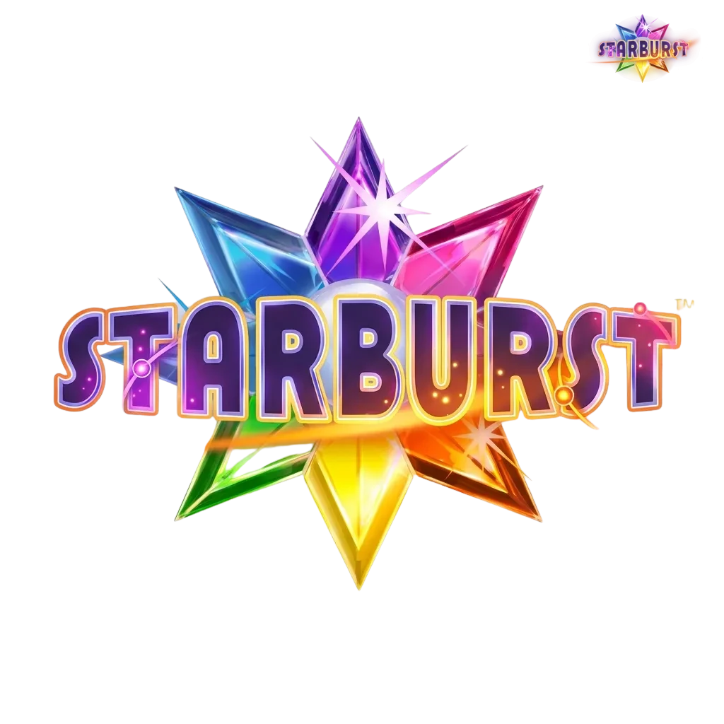 Starburst slot game with vibrant cosmic gems and expanding wilds on five reels, available at UK online casinos